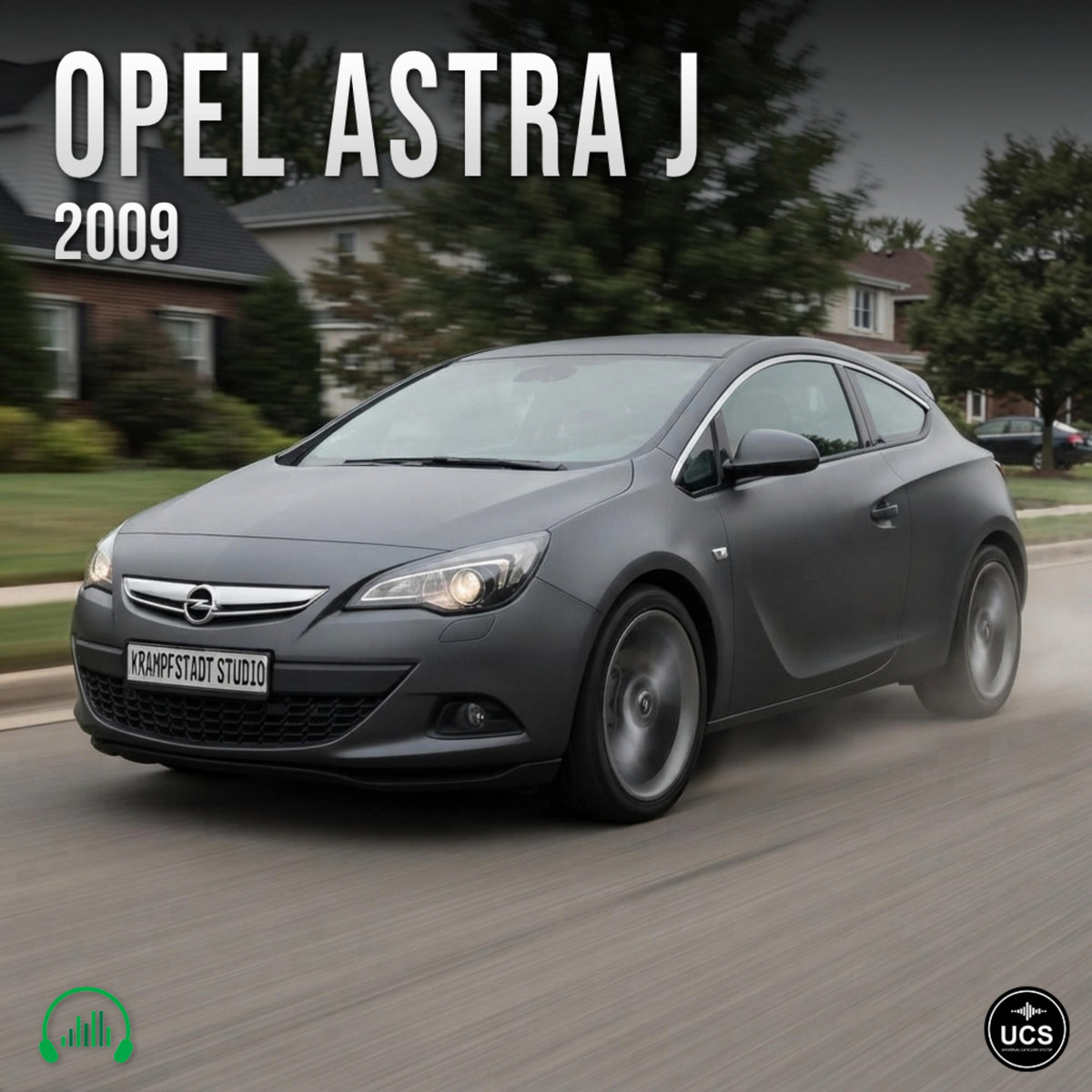 Opel Astra J 2009 compact car