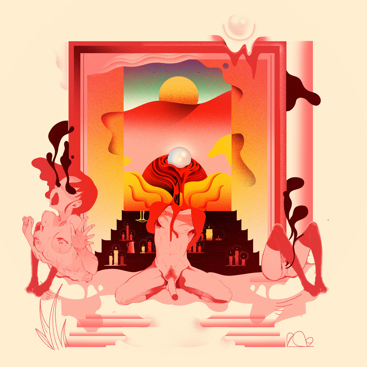 UNTO THEE BENEVOLENT GOAT//ALL SEEING EI cover