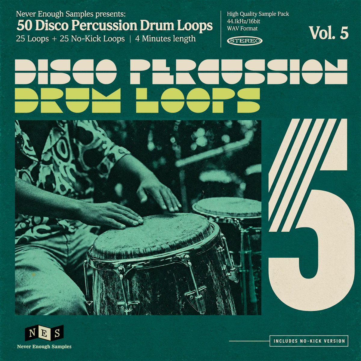 Disco Percussion Drum Loops Vol. 1 | Never Enough Samples