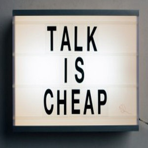 Talk is Cheap (Single + Remix) cover
