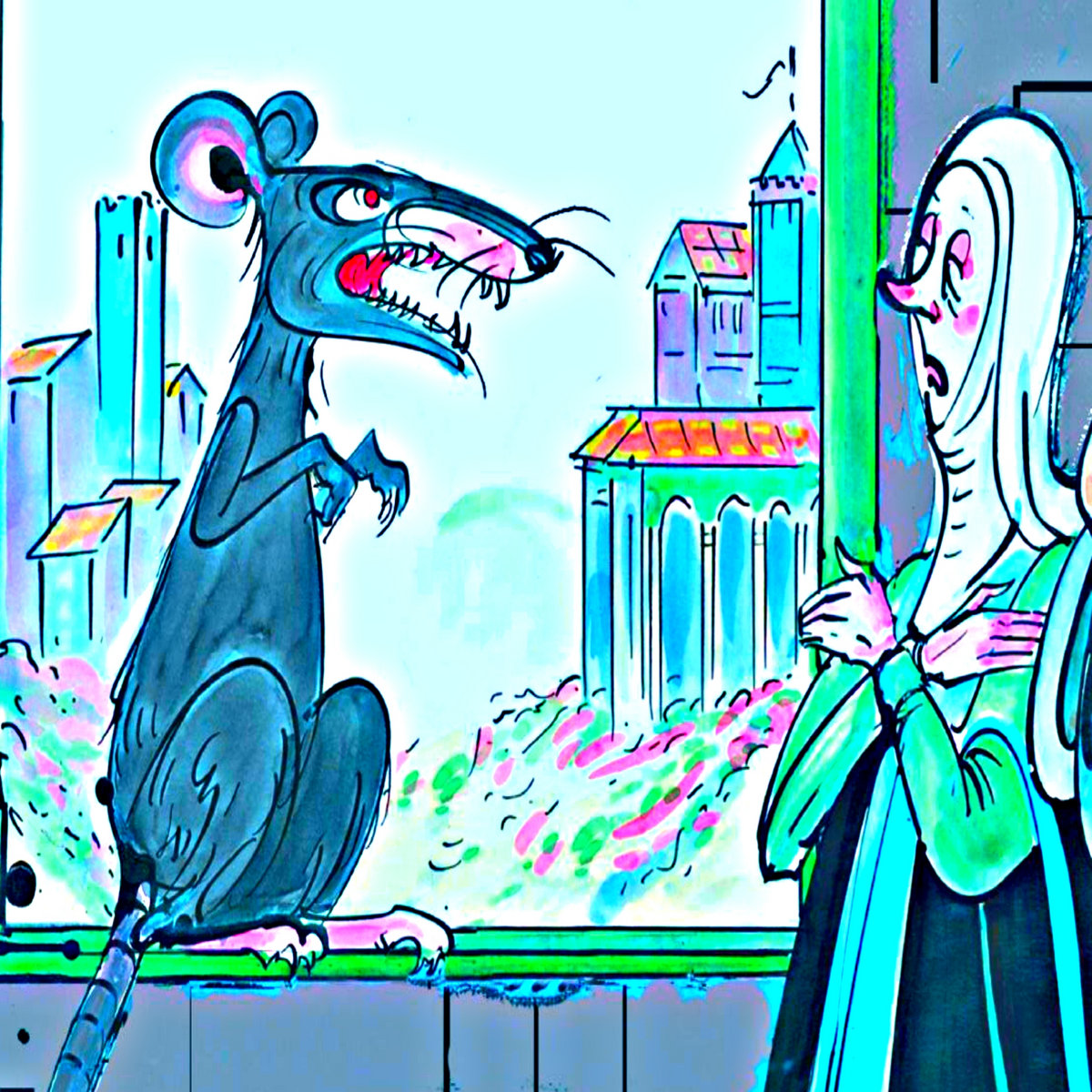 Italian Restaurant Rat GangBangsters