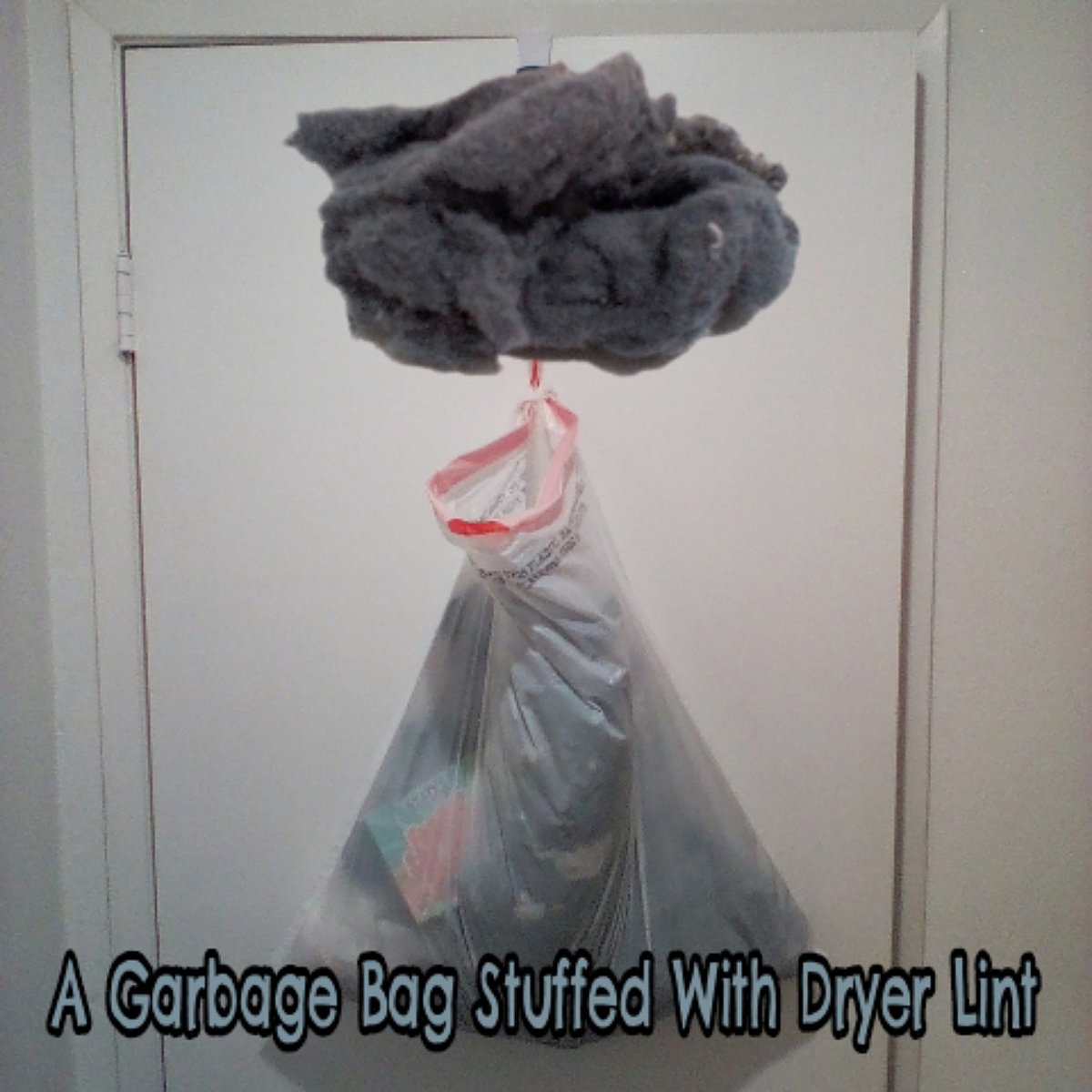 A Garbage Bag Stuffed With Dryer Lint Leftover Lint Brandon Graves