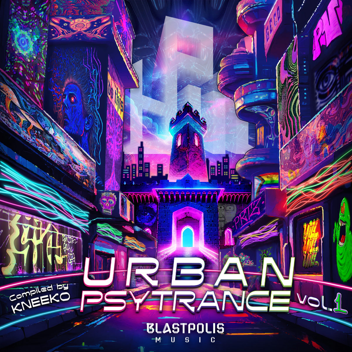 VA Urban Psytrance vol.1 | Compiled by DJ Kneeko | Blastpolis Music