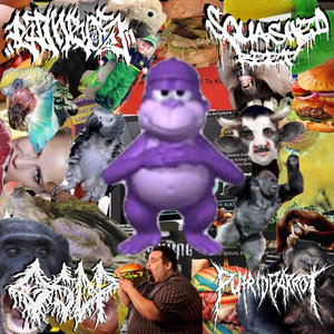 4 Way Split w/ Squashed Beef, GSDP, Putrid Parrot cover
