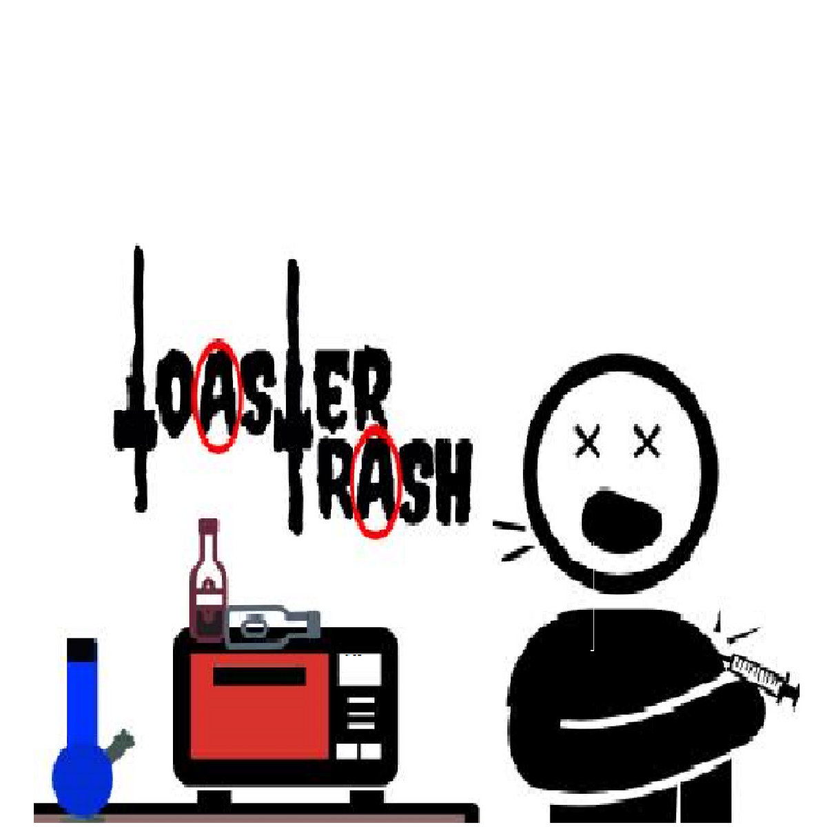 Toastersplit Toaster Trash