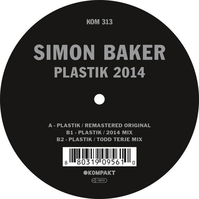 洋楽 Simon Baker Plastik 2014 Todd Terje Plastik 2014 | Simon Baker / BKR Projekt