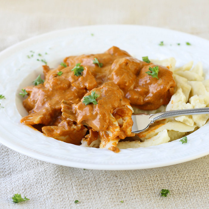 Chicken Paprikash Egg Noodles Recipe Rayhavalo evcuditalde