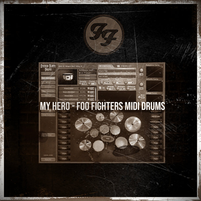 My Hero Foo Fighters Drums Only foo fighters, Inwar Studios