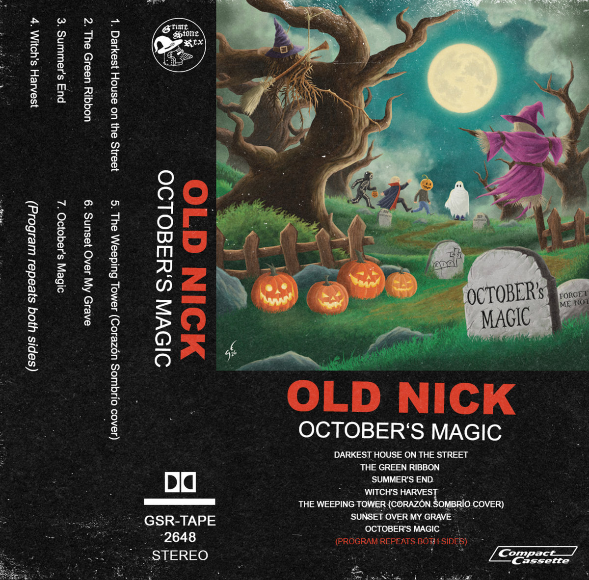 Old Nick 廃盤 サイン入り ブラックメタル ダンジョンシンセ LP 希少 Old Nick - Forest of Grief | Old Nick | Grime Stone Records
