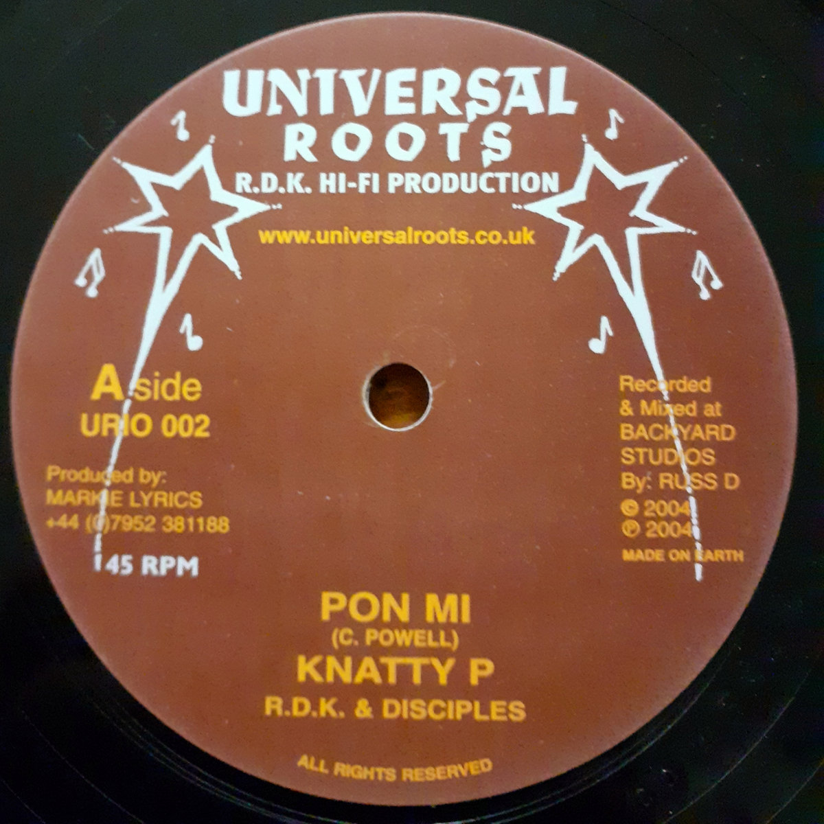 Knatty P - PON MI (Smoking My Ganja Riddim) | Universal Roots