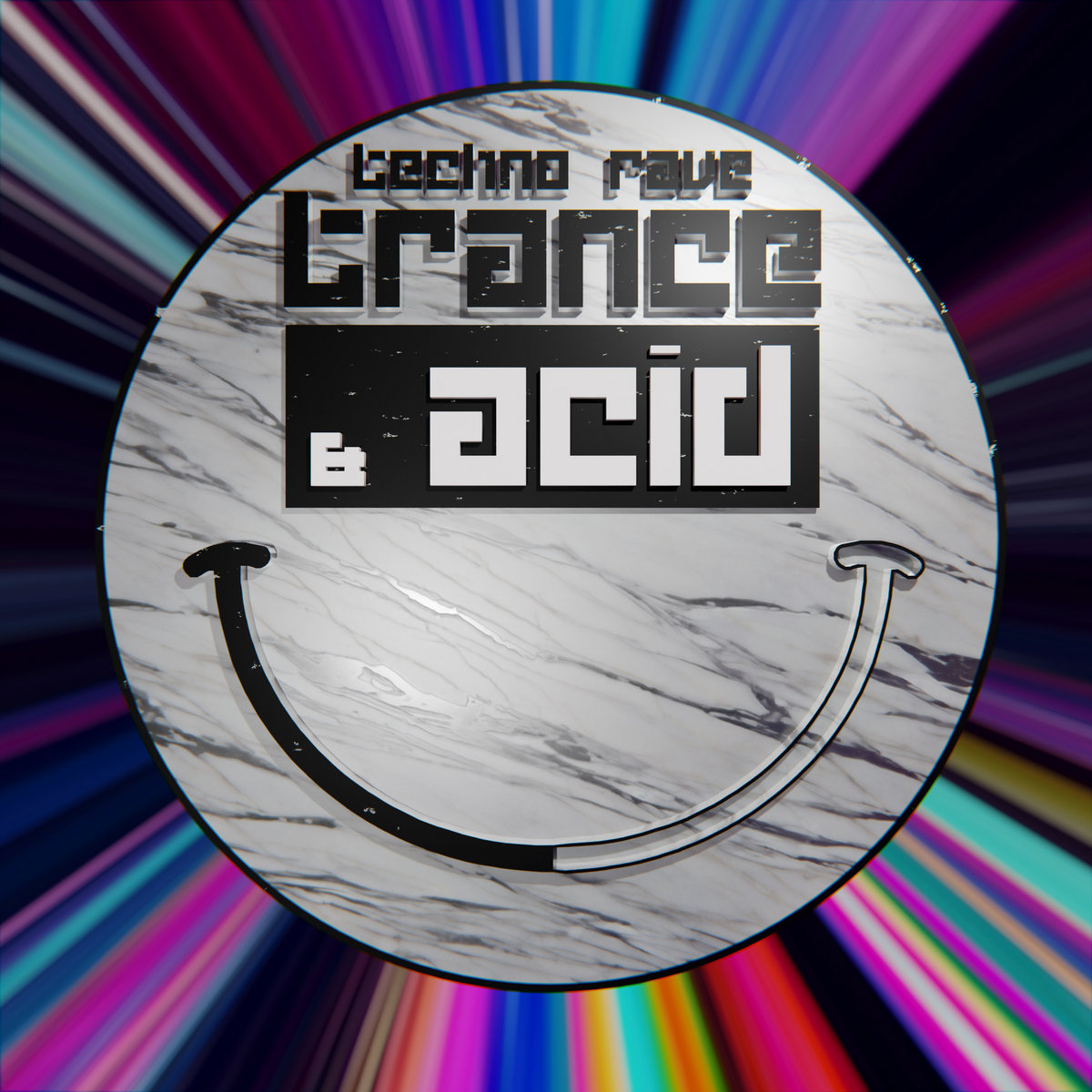 Techno Rave Trance Acid Donit