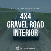 Gravel Road Sound Effects | 4x4 Interior Sound Library cover art