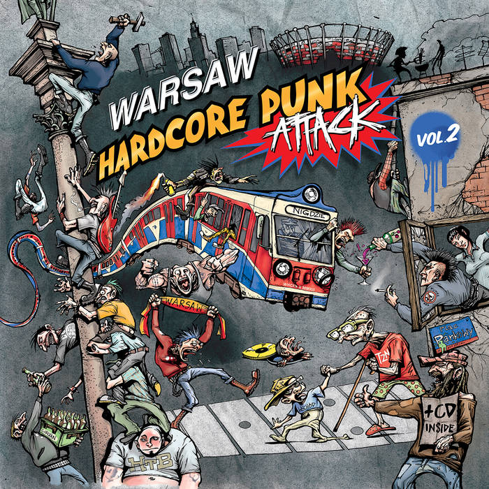 洋楽 POGO ATTACK Various Artists Punk Pogo Attack – Vinyl (green cover, LP, Compilation, Repress