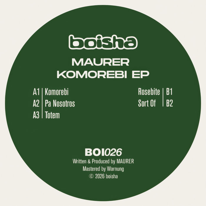 Pochette de KOMOREBI par MAURER