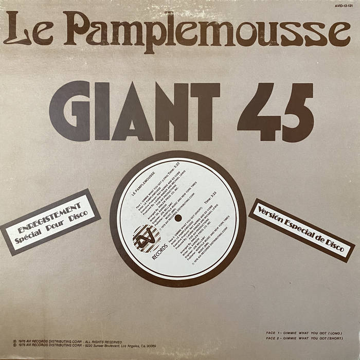 洋楽 Le Pamplemousse - Gimmie What You Got Gimme What You Got Cut Chemist Remaster | Le Pamplemousse