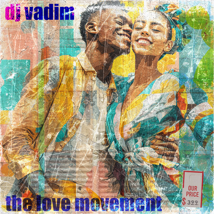 Pochette de the love movement par dj vadim