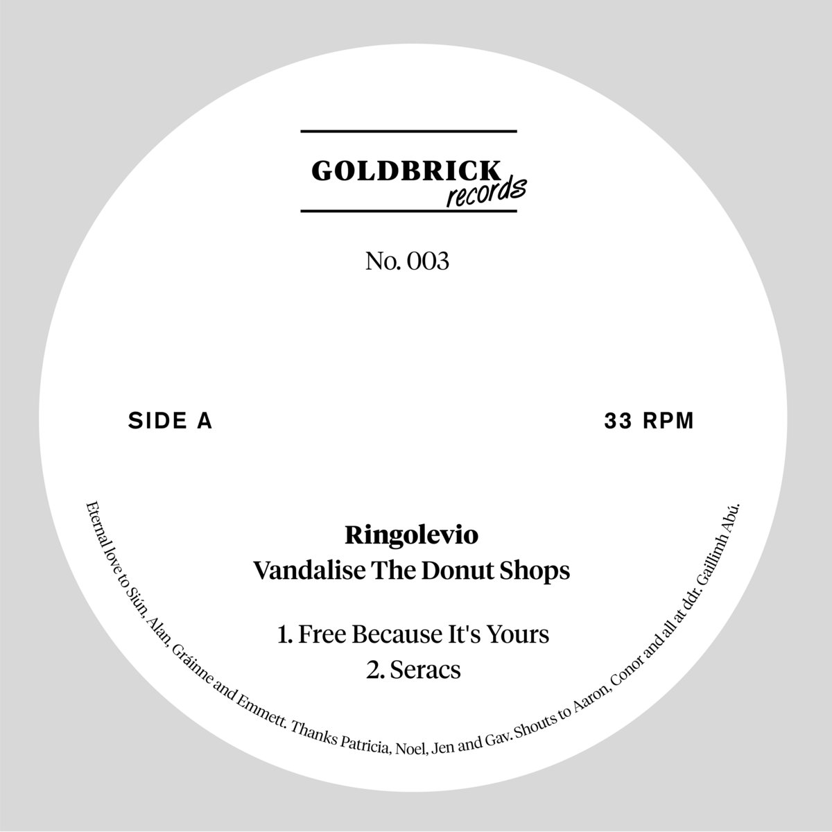 Ringolevio | Vandalise The Donut Shops [GB003] cover