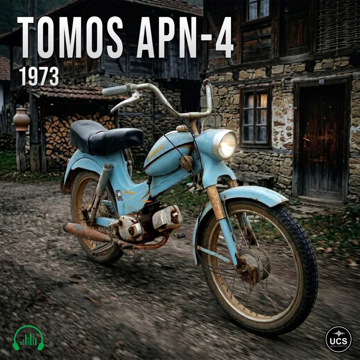 Tomos APN-4 1973 moped motorcycle | Krampfstadt Studio Tomos APN-4 1973 moped motorcycle | Krampfstadt Studio