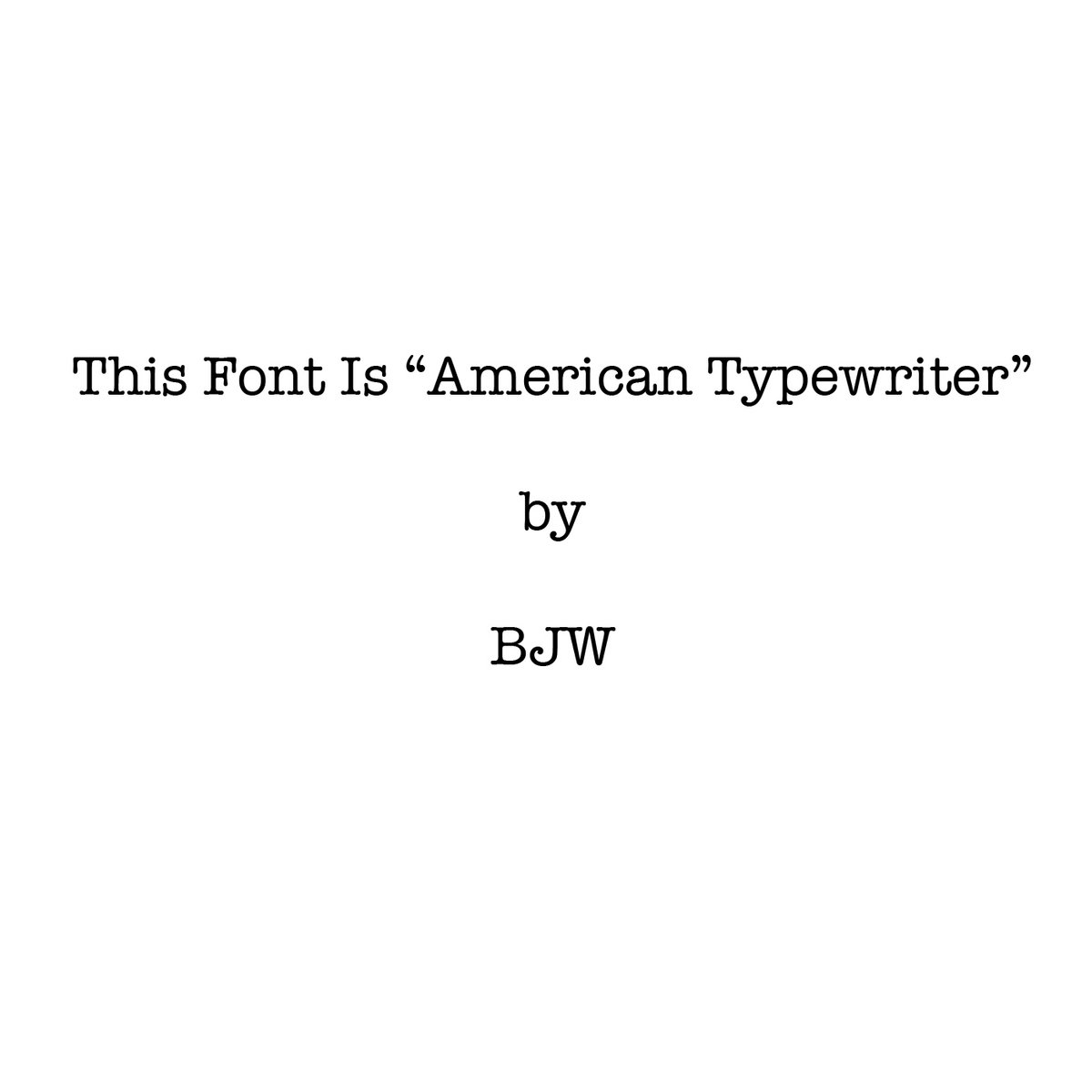 How to get american typewriter font restaurantlasopa