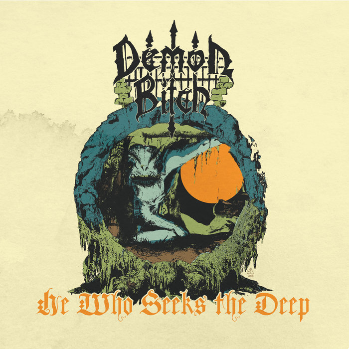 Pochette de He Who Seeks The Deep / White Magician split 7'' par DEMON BITCH, WHITE MAGICIAN