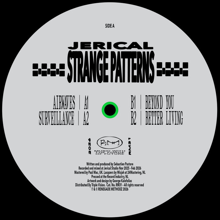 Pochette de Strange Patterns par Jerical