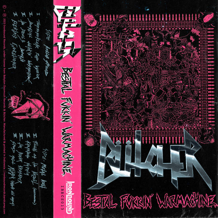洋楽 The Fly Machine Butcher Beat Tape Vinyl Bestial Fükkin' Warmachine | Bütcher | Ironbound Records