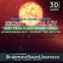 DEEP LUCID DREAMING JOURNEY TO THE SUN (3D AUDIO) Theta Waves Binaural Beats Lucid Dreaming | 3-8 Hz cover art