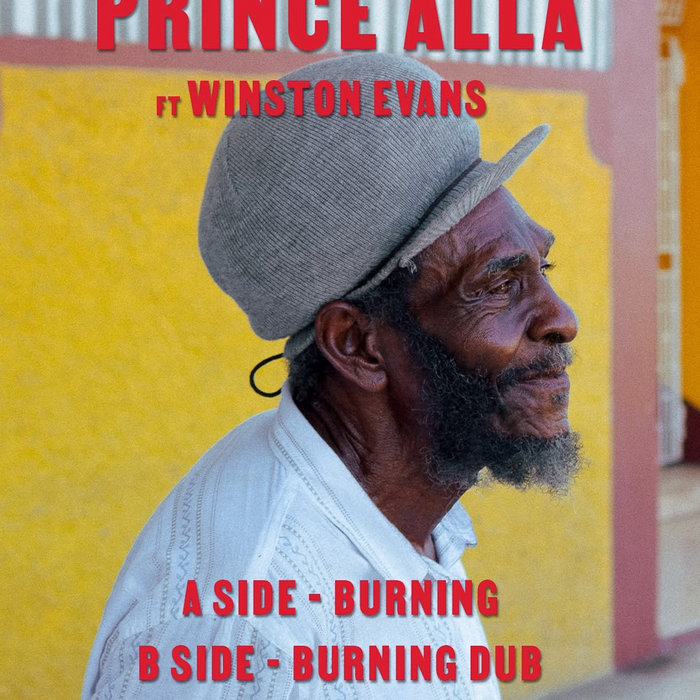 Pochette de Prince Alla Ft Winston Evans - "Burning" par Prince Alla