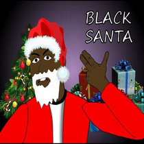 Black Santa cover art