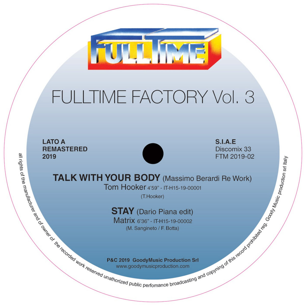FULLTIME FACTORY VOL 3 | Tom HookerMatrixAgoSex Band | Goody Music  Production