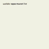 Vapaa Muurari cover art