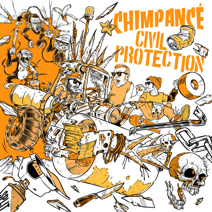 Pochette de Chimpancé/Civil Protection par Chimpancé, Civil Protection