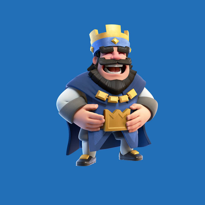 Clash Royale - Blue And Red King Laughing (Green Screen) – CreatorSet