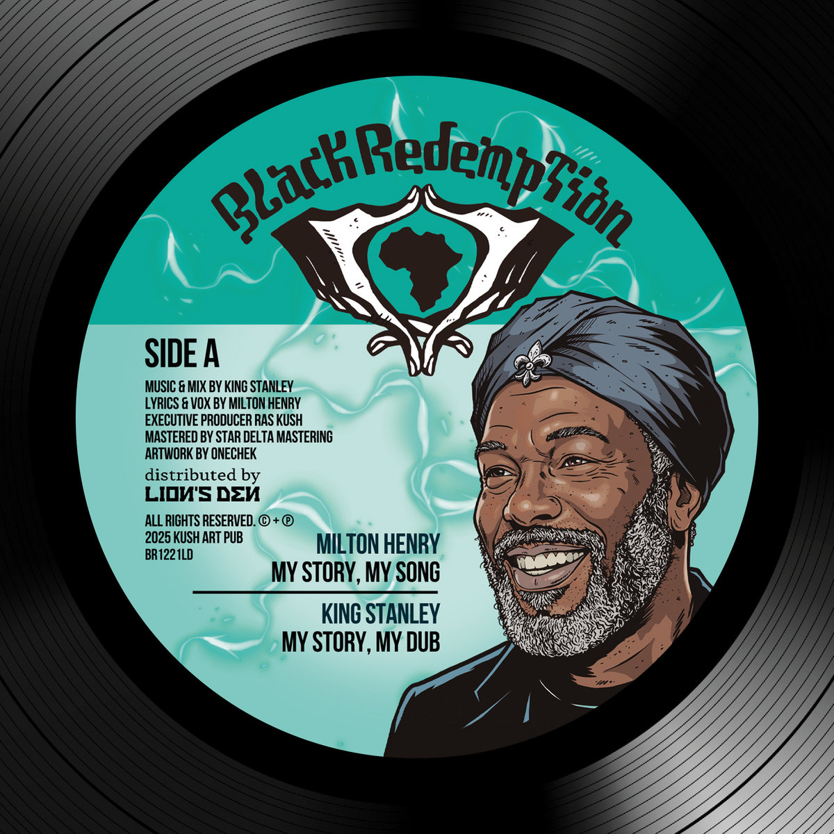 BR1221LD - My Story, My Song / Lake Of Fire | Milton Henry, King