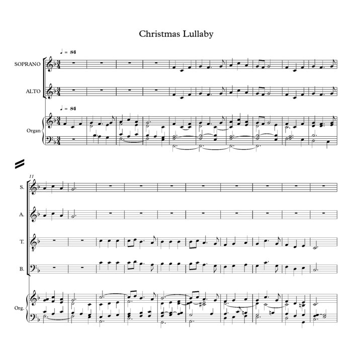 Christmas Lullaby John Rutter Choral Music Practice Files