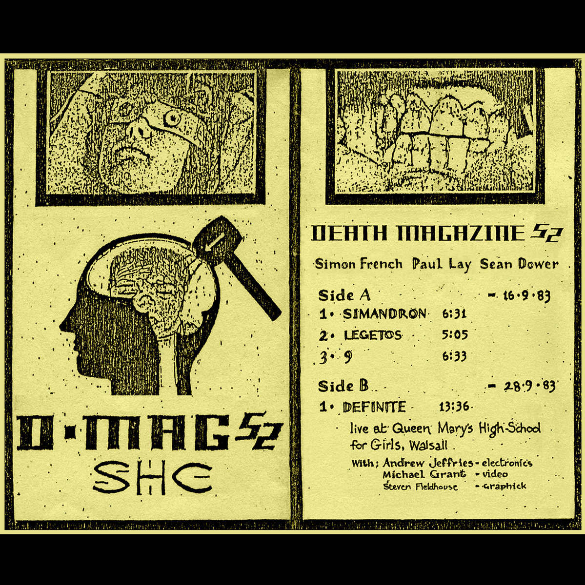 DEATH MAGAZINE 52 - SHC (1983) | Death Magazine 52 | s/z