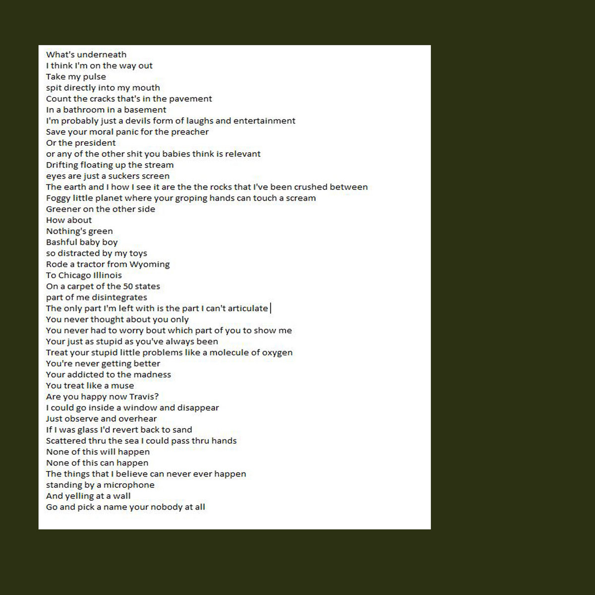 haze of interference | bedwetter | LIL UGLY MANE