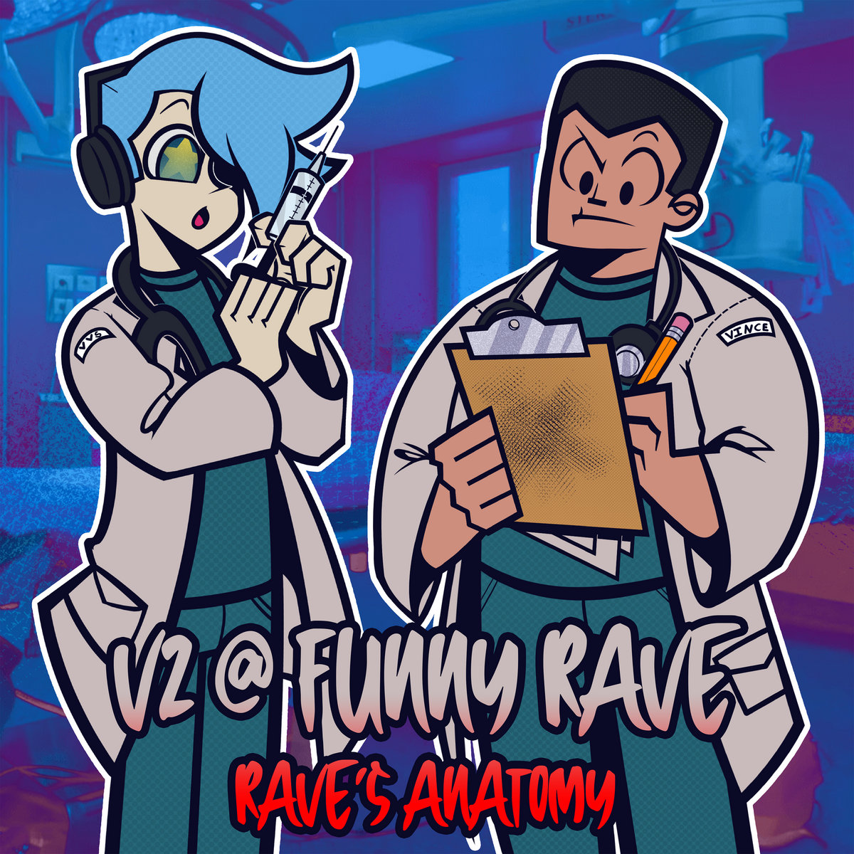 V2 Rave V2 @ FUNNY RAVE: RAVE'S ANATOMY | vvsvlogs