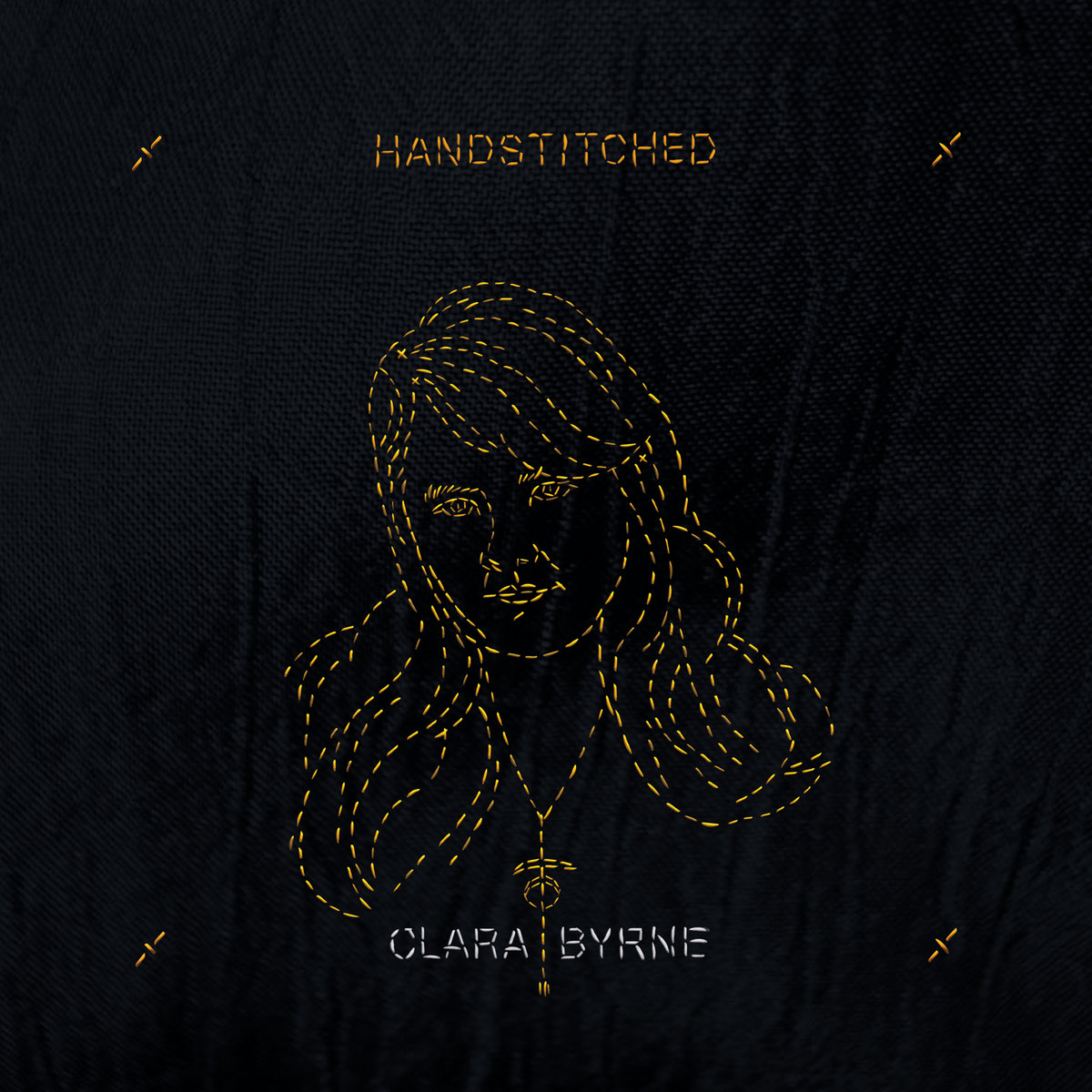 "Handstitched" cover