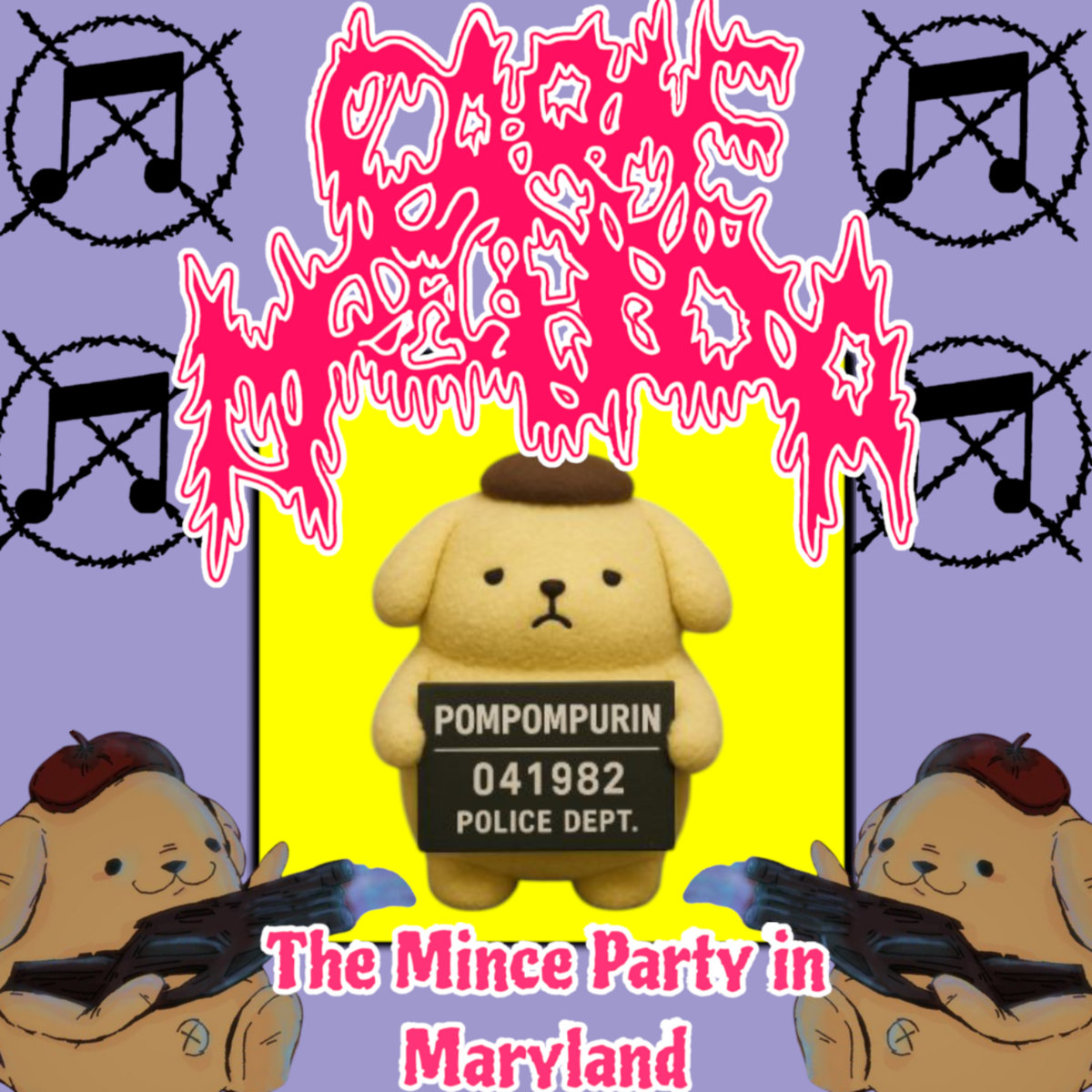 Mincecore Pompompurin was arrested for listening mincecore. | CxMx | Carne Molida