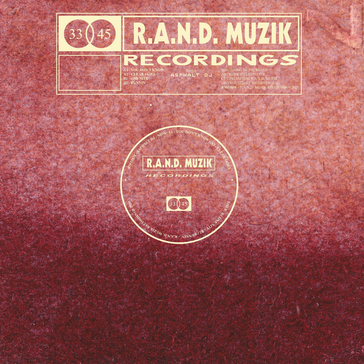 RM12006 | DJ Life | R.A.N.D. Muzik Recordings