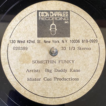 Somethin' Funky Dub Version Unreleased Acetate (Cut Chemist Remaster) cover art