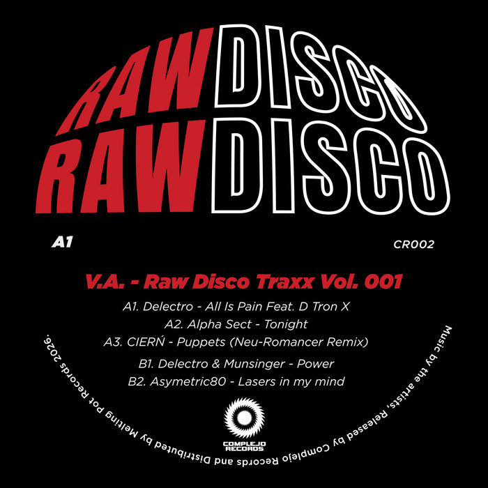 Pochette de Raw Disco Traxx Vol. 001 par Various Artists