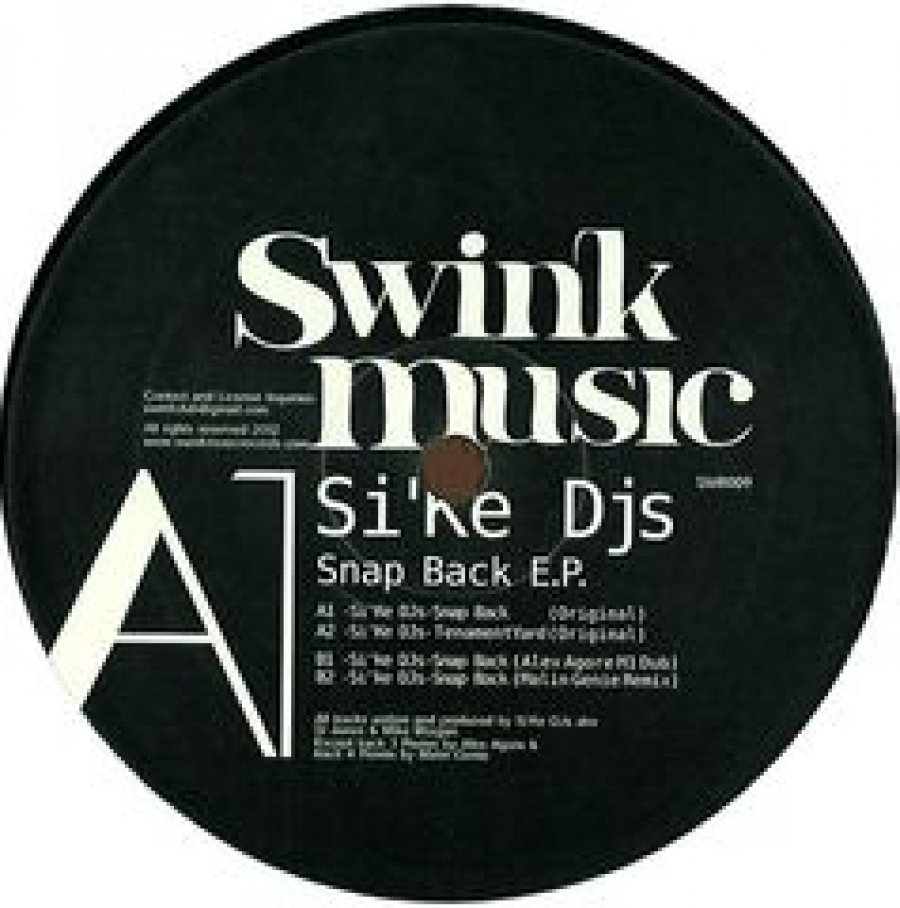 Si'Ke DJ's - Snap Back EP (incl. Malin Genie & Alex Agore Remixes) cover