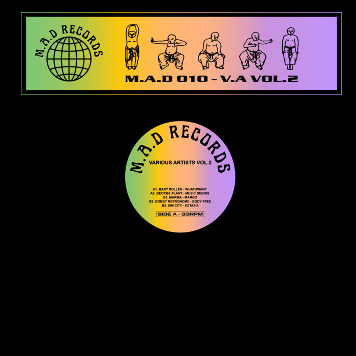 M.A.D 10 Various Artists Vol.2 M.A.D RECORDS