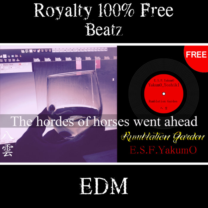 [FREE]F05156 (The hordes of horses went ahead)[EDMType]【Royalty Free