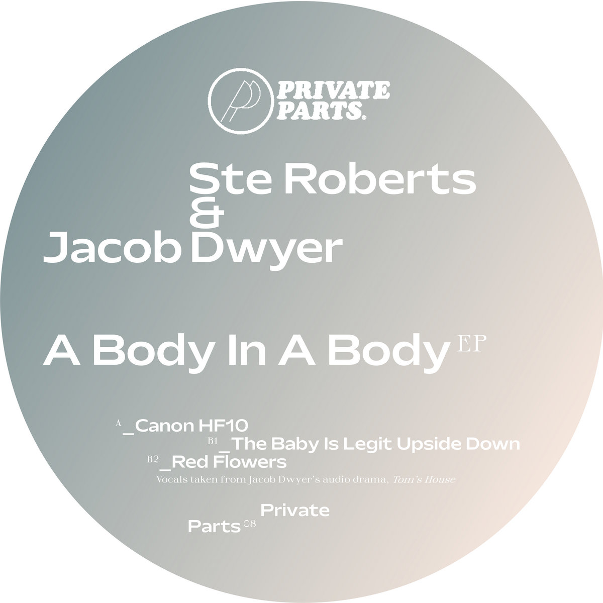 A Body In A Body EP | Ste Roberts & Jabob Dwyer | Private Parts