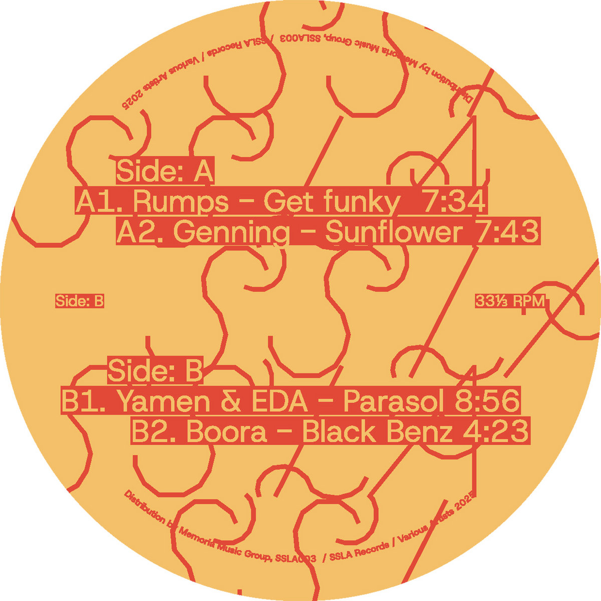 SSLA003 Sunday Seesion VA EP | SSLA Records