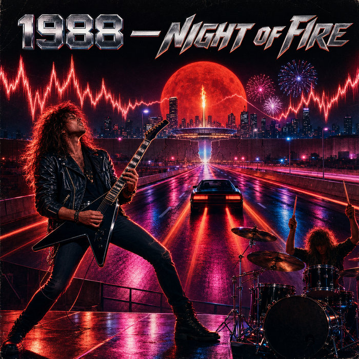 1988 — NIGHT OF FIREのBandcamp公式ジャケット