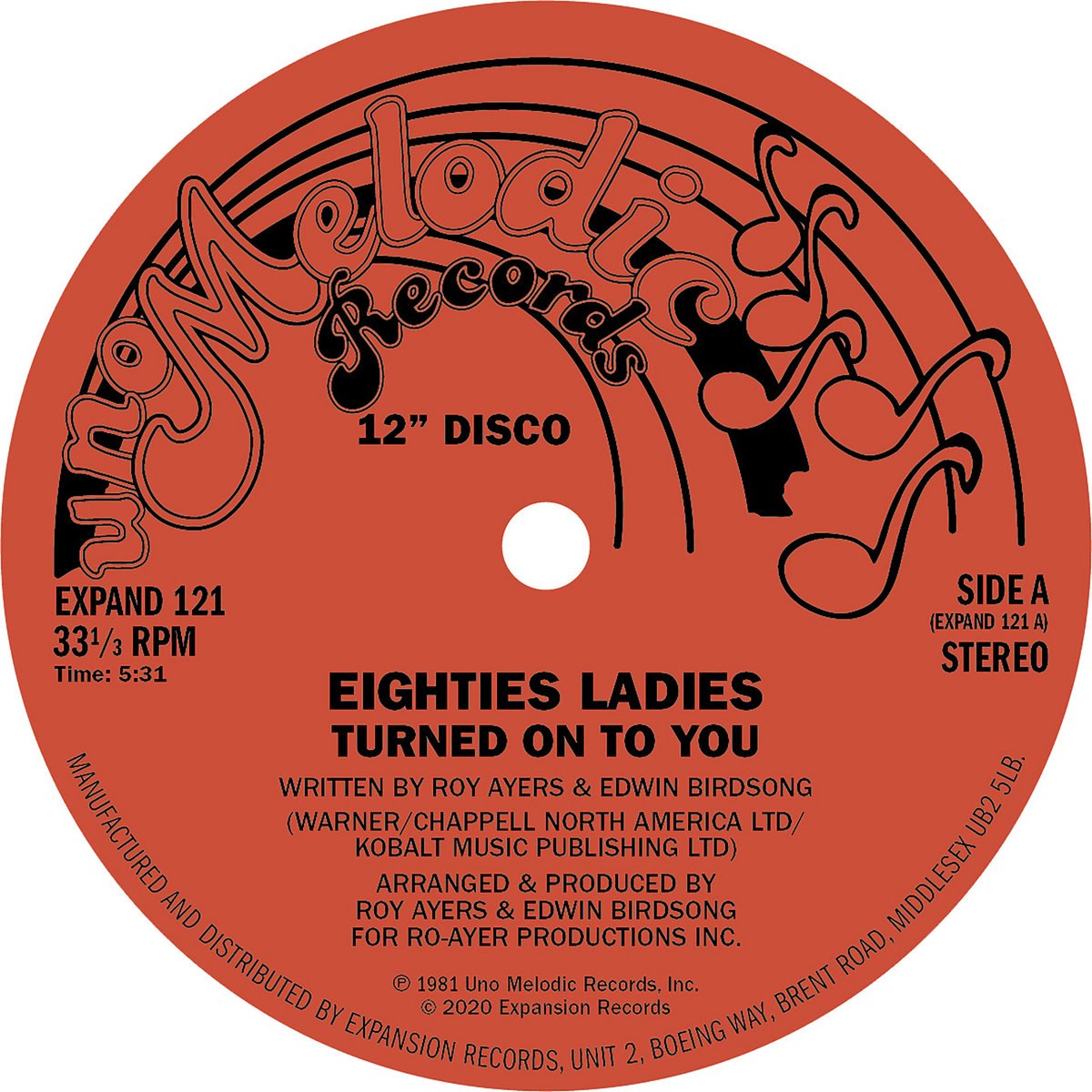 Eighties Ladies / Turned On To You Eighties Ladies / Turned On To You